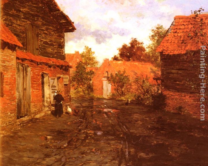 After The Rain painting - Fritz Thaulow After The Rain art painting